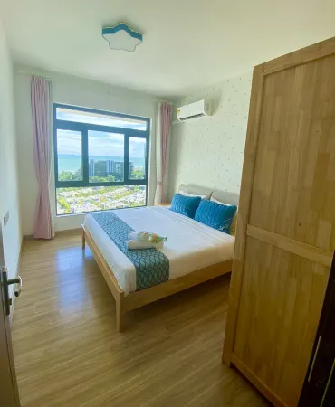 Seaview 2B2R 6pax Condo Forest City C5-2404 Отели в г. Gelang Patah