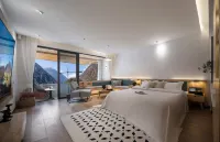Hailuogou Luanxi Hidden Mountain Snow Mountain Scenic Hot Spring Resort Hote - Balkoner