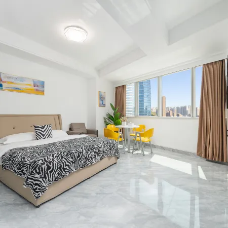 Yishan Yanhai Aprtment Hotel(Dalian Xinghai Square Shengya Ocean World ) Отели рядом с достопримечательностью «Парк Синхай»