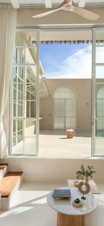 พูลวิลล่าหรูหราแบบสองห้องนอนแบบโบฮีเมียน