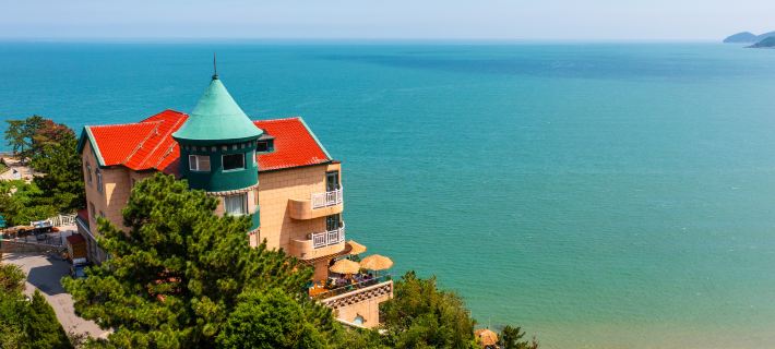 Qingdao Momer Cliff Ocean View Villas Hotele w: Qingdao