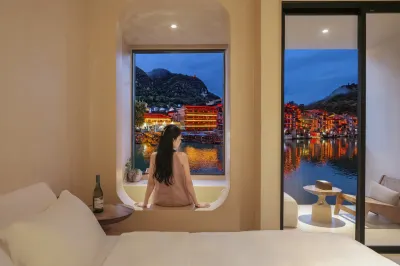 Zhenyuan Jijian Villa Private Hot Spring B&B Hotel a 