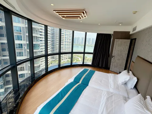 Runjingwan Seaside Apartment - สระว่ายน้ำแบบอินฟินิตี้