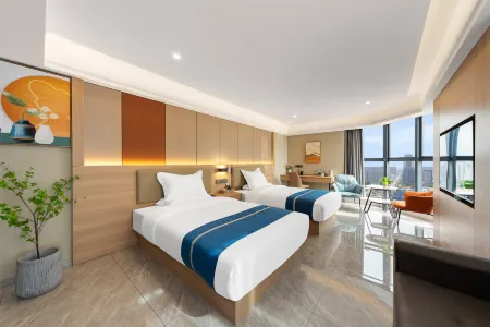 Huamei Hotel (Xinxiang Municipal Government High-speed Railway East Station Store) Отели в г. Синьсян