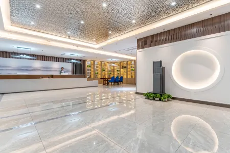 Jingcheng Smart Hotel (Qingdao Golden Beach Resort Anzi Subway Station) Отели рядом с достопримечательностью «Tangdao Bay Coastal Park»