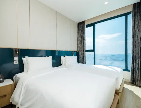 ห้องเตียงคู่ ห้ามสูบบุหรี่