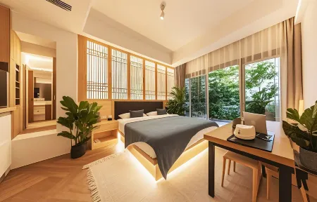 Emeishan Yishan Yishu Отели рядом со станцией Emei Railway Station