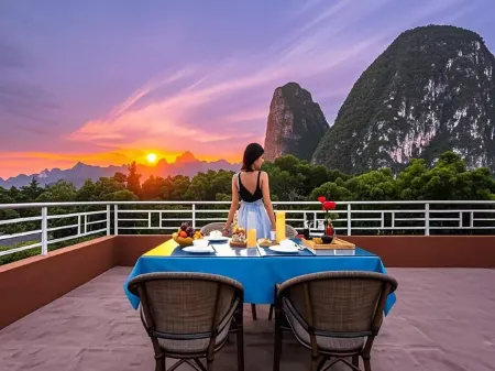 Yododo Yangshuo Water Mirroring Holiday Homestay Отели рядом с достопримечательностью «Li River Scenic Area»