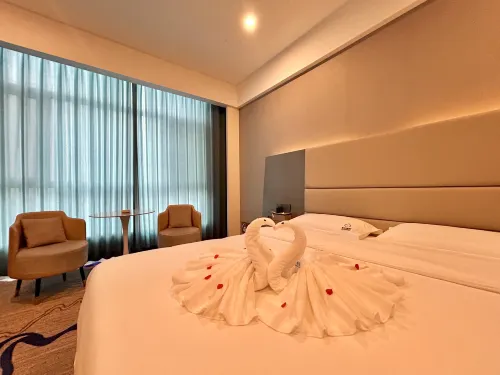Hohhot Jinyun Express Hotel (Kuangxiangzi Food Street Affiliated Hospital) - جاكوزي