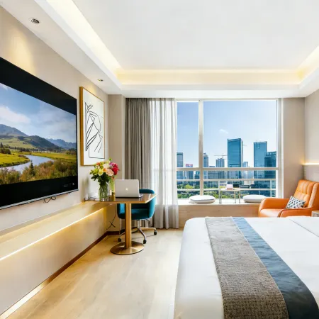 Chaoman Hotel (Shenzhen Baoan Daqianli Pingzhou Subway Station) Отели рядом с достопримечательностью «Станция метро Pingzhou »
