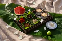 Anzhi Hillside Bloom Creek Retreat - Desayuno
