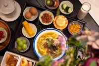 Swan Lake Inviting Moon Paviloin Hotel（Taierzhuang Ancient City Scenic Area） - breakfast