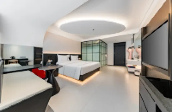 헬란 포에트리 아트 호텔 (완다광장 지점, 바오터우 칭산구) 은하광장 주변 호텔