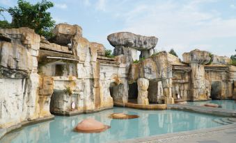 Freely Hover Golden Shuitai Hot Spring Town