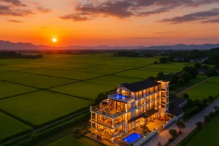 Anshun Bicui | HeFeng RiceBreezee Hefeng Yejing Design Guesthouse (Jiuzhou Old Town) Отели рядом с достопримечательностью «Yunfeng Tunpu Scenic Area»