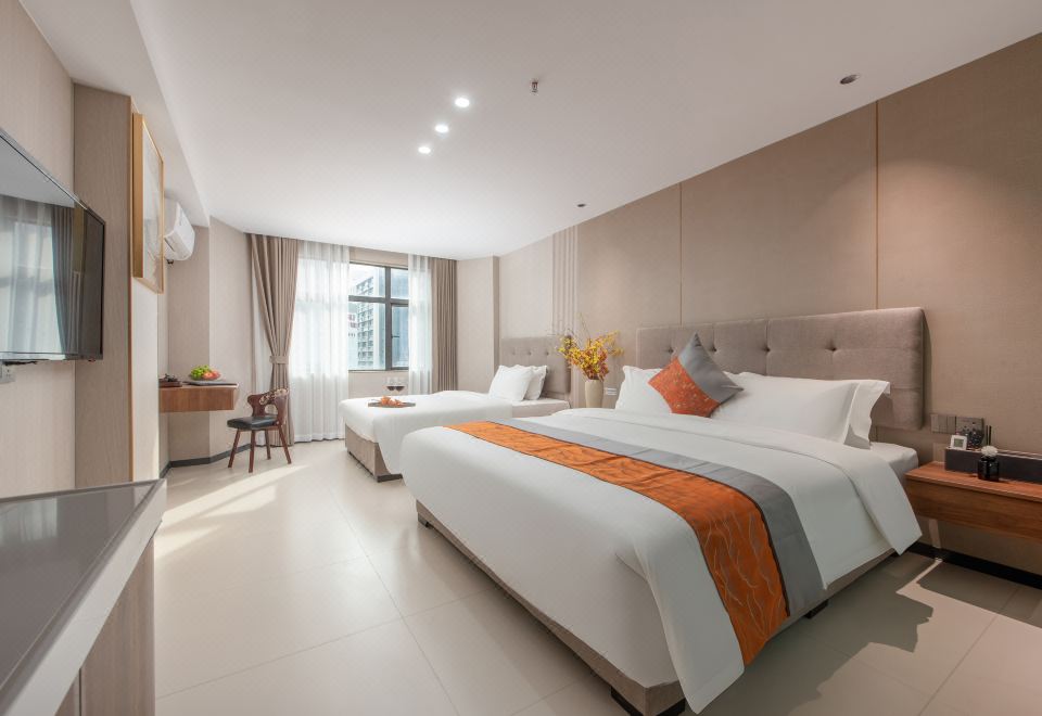 황화강 지하철역 인근 Qiyun Serviced Apartment의 외관