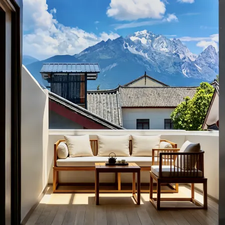 Yipinji | Mont Hidden Mist · Zen Style Designer Resort Courtyard (Lijiang Old Town Water Truck Shop)