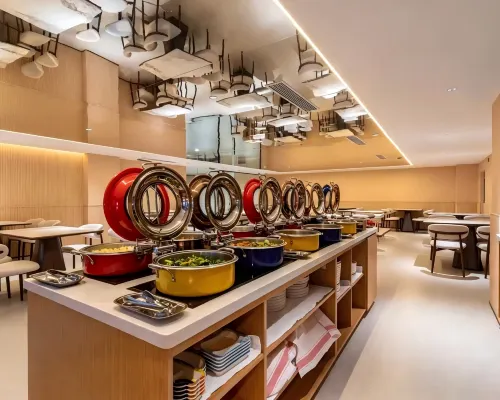 JI Hotel (Beijing Bird's Nest Beitucheng Subway Station) تناول الطعام Photos