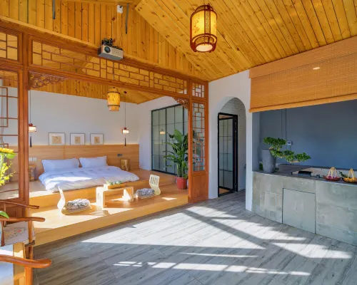 Meet the Future Shanquan Private Tang Holiday Homestay (Badaling Great Wall Branch) Hotels near Badaling Ski Area
