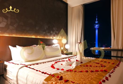 트윈타워 야경 뷰