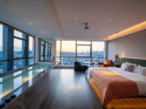 Leshan Yunshang bathing pool Hotel (Shihao Plaza Store of Leshan High speed Railway Station Hotels in Leshan