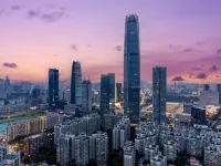 Gunai Apartment (Dongguan International Trade Center) - vue sur la montagne