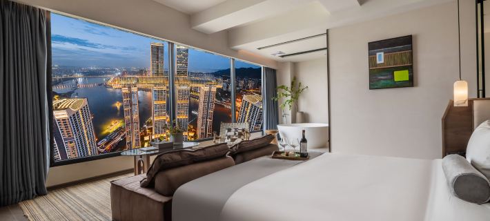 Tianya · Wuxi High Altitude river Garden Resort Hotel (Jiefangbei Raffles Store) Ξενοδοχεία στην πόλη Τσονγκτσίνγκ