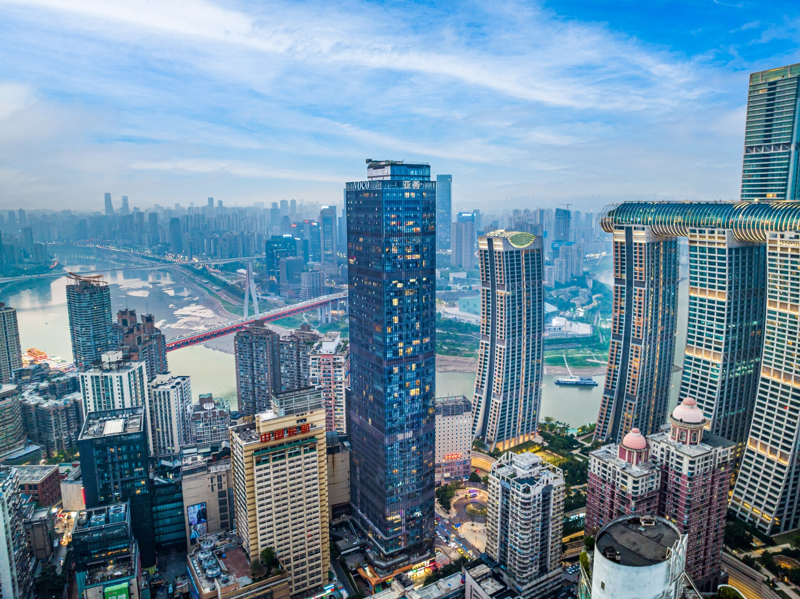 Chongqing Ashan River View Hotel (Jiefangbei Raffles Square Branch) Hotels in Chongqing