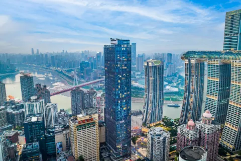 Chongqing Ashan River View Hotel (Jiefangbei Raffles Square Branch)