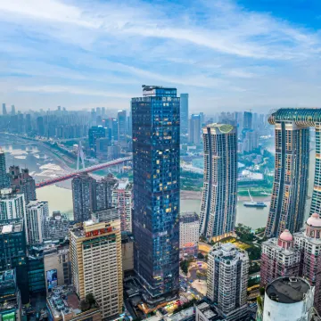 Chongqing Ashan River View Hotel (Jiefangbei Raffles Square Branch) Hotels near Chaotianmen Square