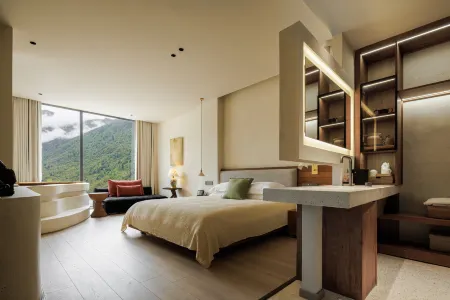 Four-Goddess Mountain Cloud View Fan's Lodging Отели рядом с достопримечательностью «Changping Valley»