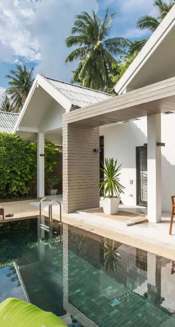 วิลลาสระว่ายน้ำสำหรับครอบครัว