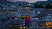 秦晋王府中国式旅館 麗江古城（麗江古城北門） - マウンテンビュー