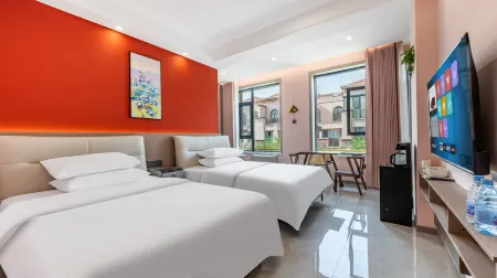 Picking Joy Deer Villa Courtyard Отели в г. Синьюань