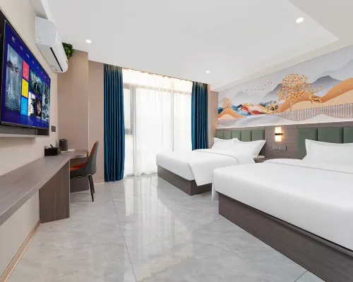 Ruiting Hotel (Harbin West Railway Station Wanda Plaza) الغرف Photos