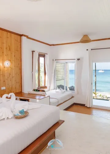 ห้องสำหรับสามท่านหน้าหาด