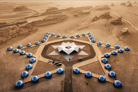 Lonely Space（ Gobi ）wild luxury hotel