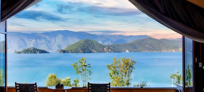 Taguan | Baiyun Jinsu • Lake View Homestay (Sanjia Village Wharf) Hotéis em Condado Ninglang