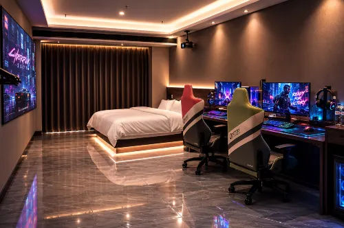 Chaoganxing SS PLanet High-End Customized E-Sports Homestay (BeiGuo Shopping Mall Letai Center)