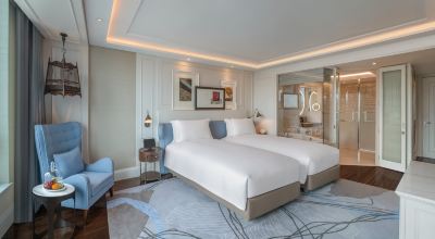 ラグジュアリー ツインルーム ソフィテル バンコク スクンビットの写真