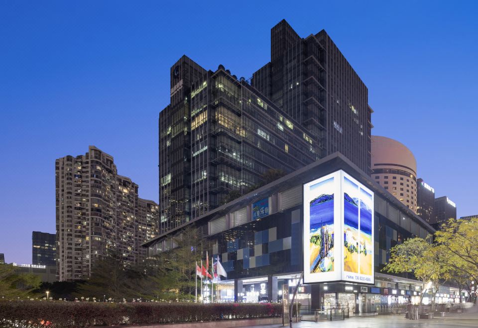 선전 남산구 도심 전경 이미지