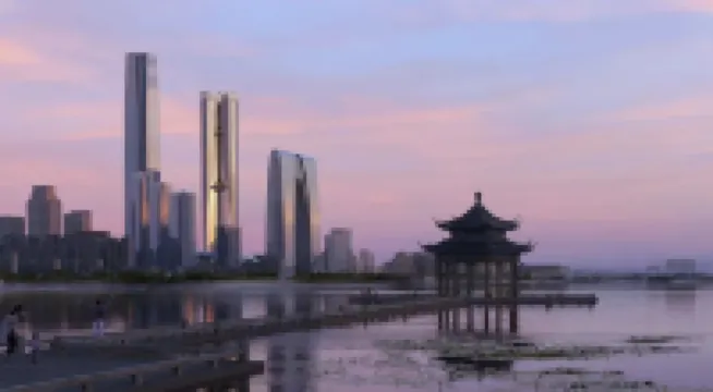 茗香庭レイクビュー民宿 蘇州（蘇州中心東方の門）