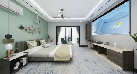 Qingmanyouju Movie Homestay Отели рядом с достопримечательностью «Yuzhou Forest Botanical Garden»