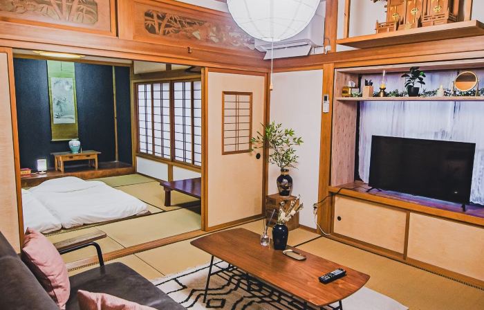Sado Island Ocean View Kominka – Private Villa Annex, Sea Side Tsubaki