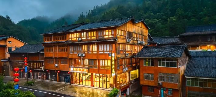 Xitu Mountain Lodge Chill Vibes Luxury Vacation Boutique Stay (Zhaoxing Scenic Area) Hotéis em Condado de Liping