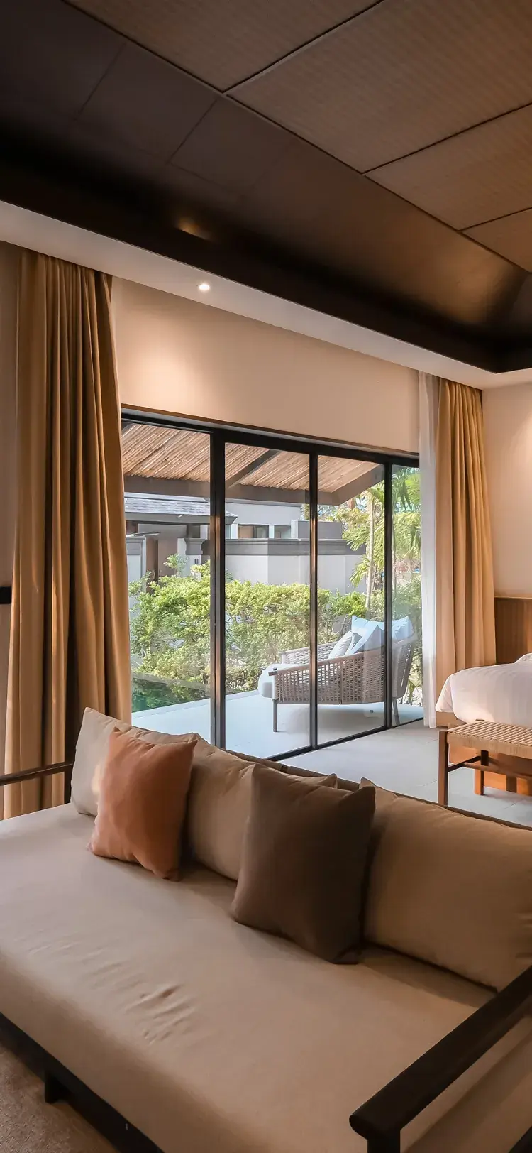 วิลลาริมสระว่ายน้ำชายหาดแบบหนึ่งห้องนอน