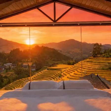 Longji terrace walk Yunju intelligent panoramic Hotel(Qianceng Tianti Observatory Store)