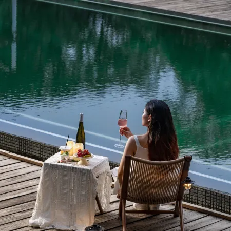 Qingyuan 21 Degrees Mountain Residence · Starry Sky Pool Peak Forest Secret Realm Mountain Residence