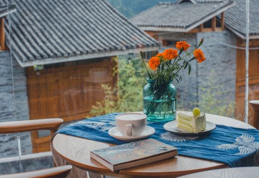 Baiyan 마을의 계단식 논 전망