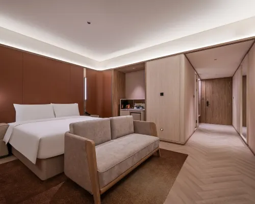 Crystal Hotel Yanji West Market Internet Famous Wall Rum Photos